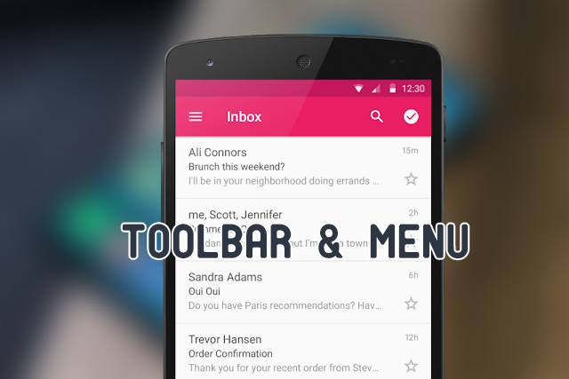 Membuat Toolbar Dan Menu Di Action Bar Android Studio 