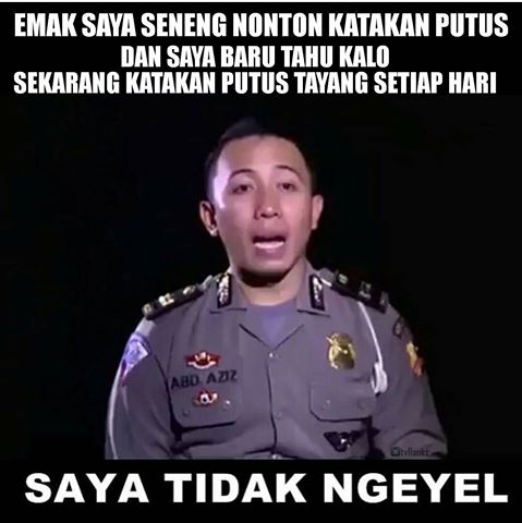Meme Kocak Polisi Tilang Sopir Taksi ‘Saya Tidak Ngeyel’ Ini Dijamin Bikin Ngakak