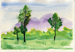 landscape spring watercolor easy paintings landscapes painting watercolour tutorial techniques simple paint watercolours step child magoo projects paints tutorials woman