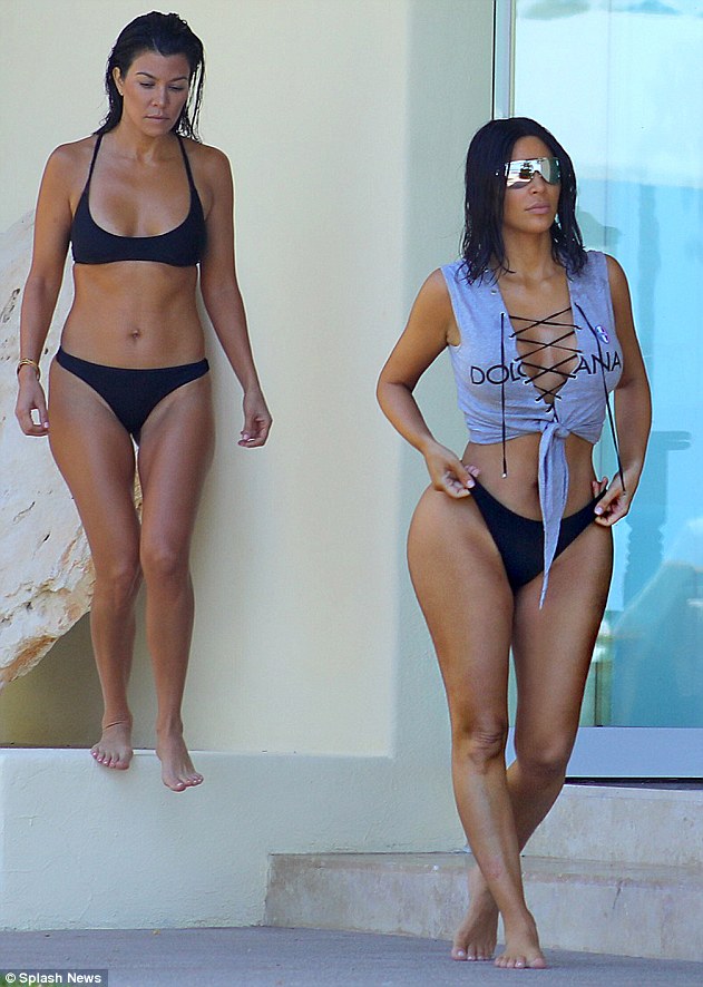 Naked pictures - Kardashian unflattering bikini pics Craving 1st time anal sex