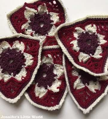 Patons Afghan blanket crochet along