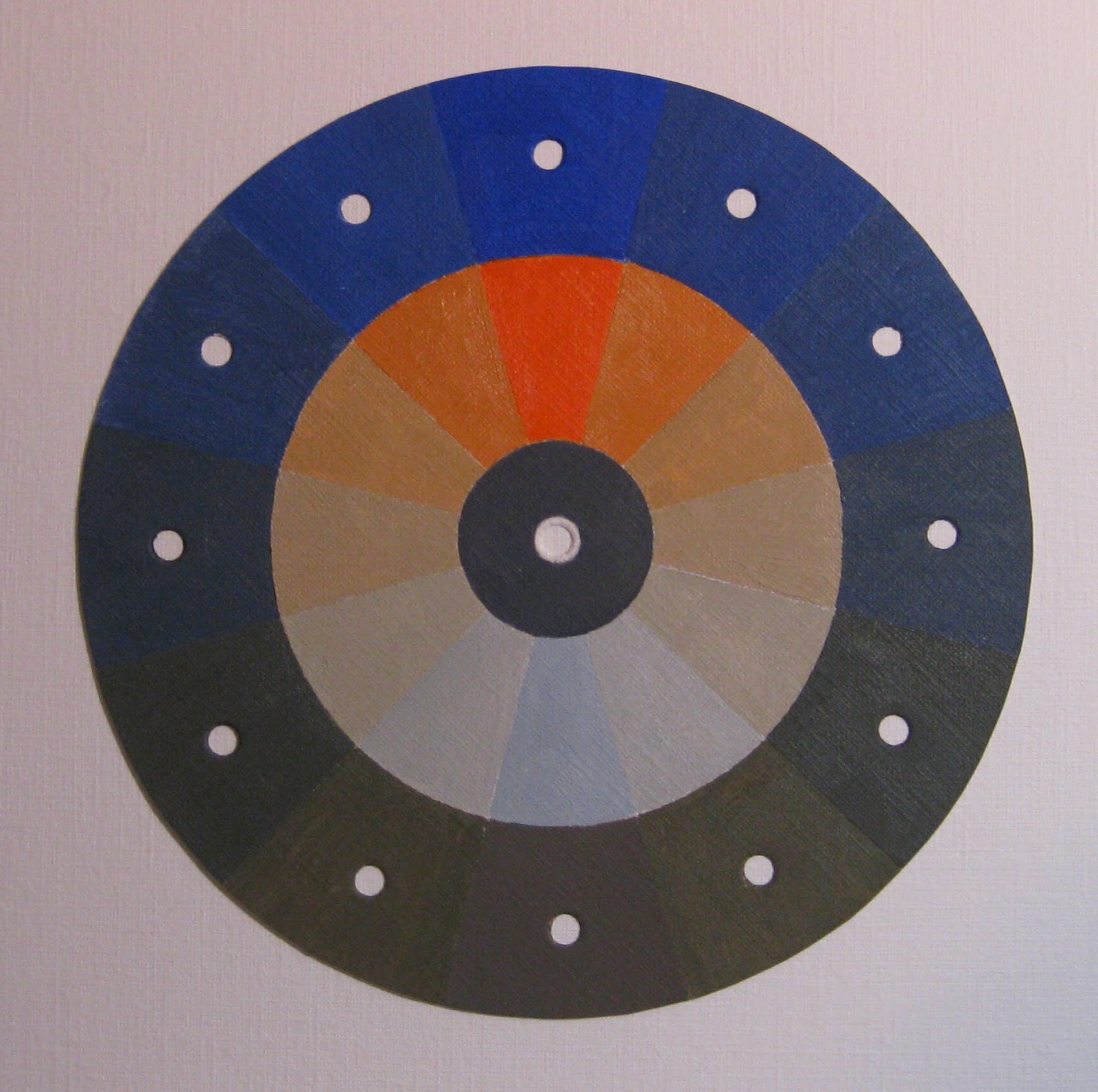 Probablemente pintura: La rueda de colores