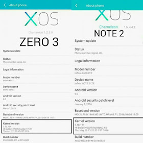 infinix XOS custom user interface