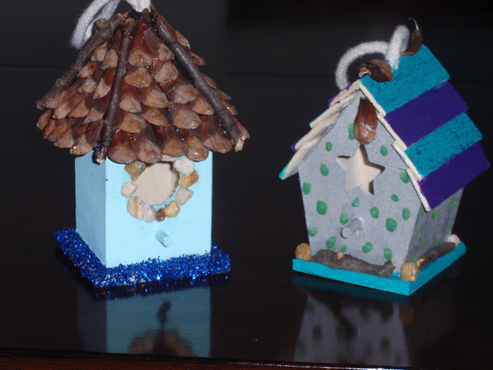 Theresa S Mixed Nuts Diy Decorating Small Bird Houses With