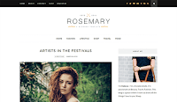 Rosemary Blogger Blogspot Template Premium Gratis