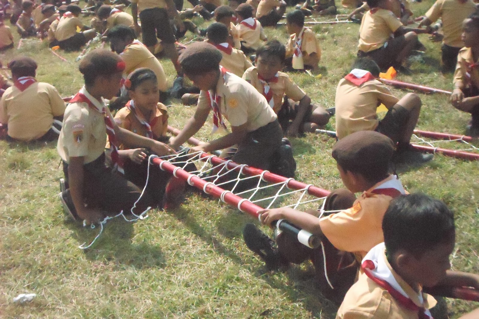 maslakulfalah.or.id: FOTO KEGIATAN PRAMUKA PADA JAMBORE RANTING KWARRAN