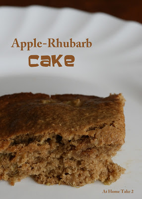 All She Cooks: Apple-Rhubarb Cake