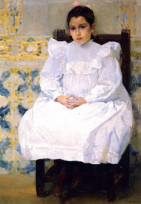 Retrato de María Retrato de María, Joaquín Sorolla Bastida, Retratos de Joaquín Sorolla, Joaquín Sorolla y Bastida, Joaquín Sorolla, Pintor español, Retratista español, Pintores Valencianos, María Sorolla