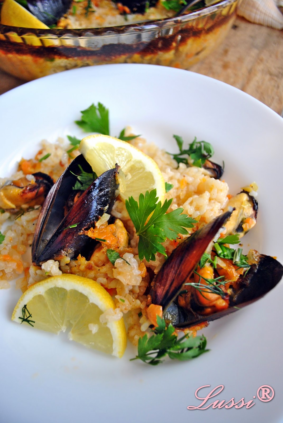 Lussi`s World of Artcraft Миди с ориз на фурна / Mussels With Rice Recipe