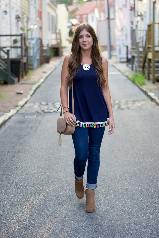 How To Wear Tassels Into Fall Chasing Cinderella