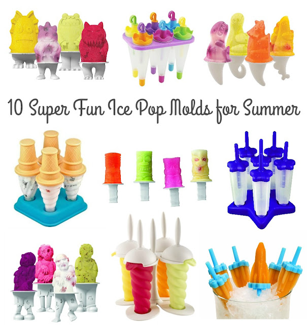 Whether you are already a fan of making your own ice pops at home or if you happen to be a newbie who wants to get started, you are going to love this collection of 10 Super Fun Ice Pop Molds for Summer.