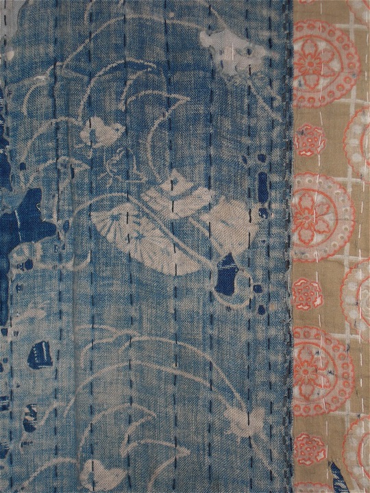 Pilgrim and Pie in France. Japanese boro textiles.