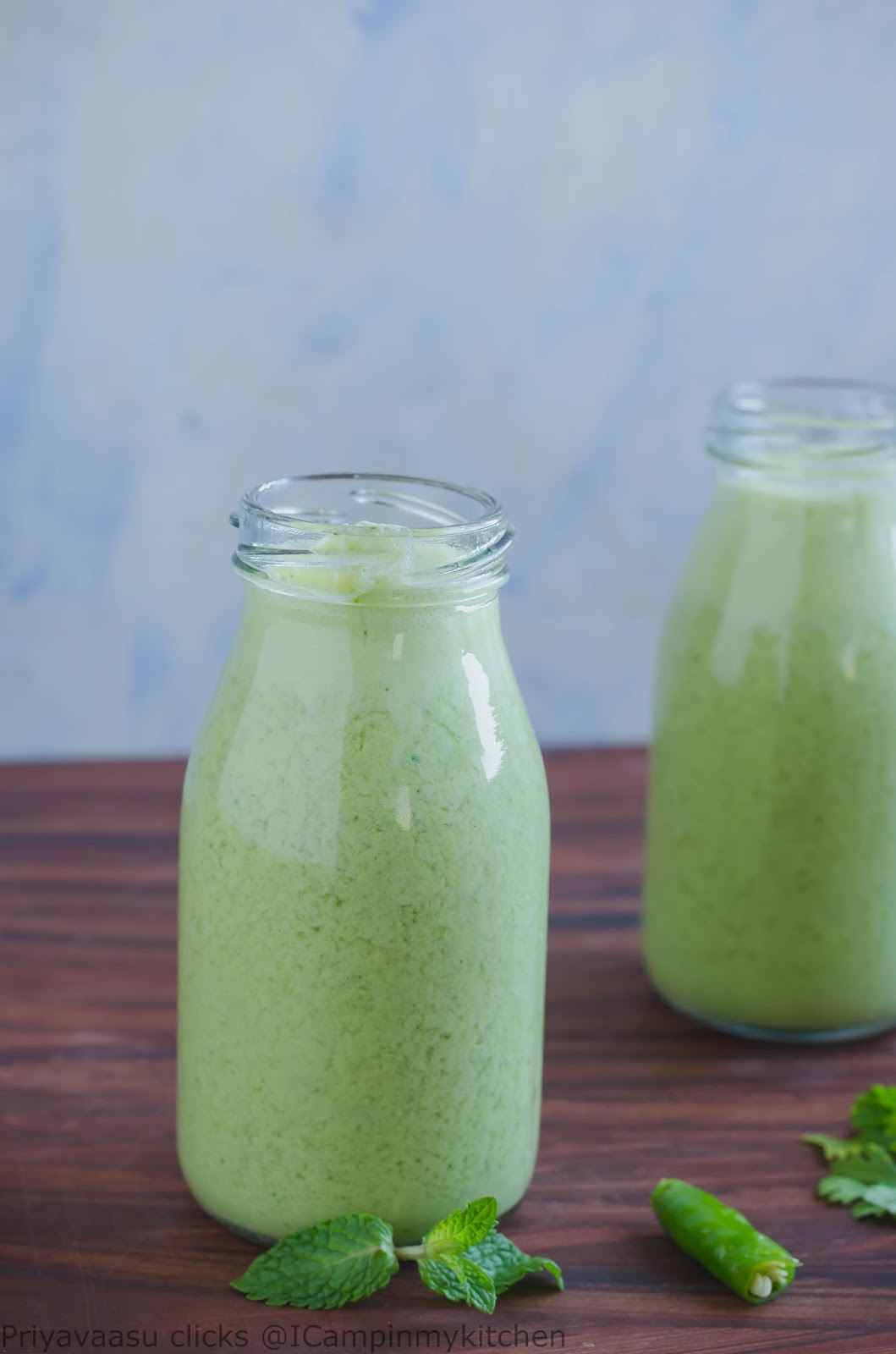 Fresh Turmeric and herbs Yogurt Smoothie/Fresh turmeric lassi I Camp