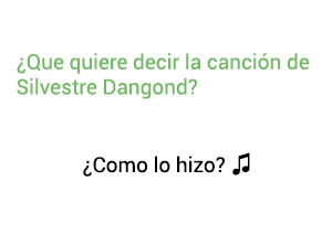 Significado de la canción ¿Comó lo Hizo? Silvestre Dangond.