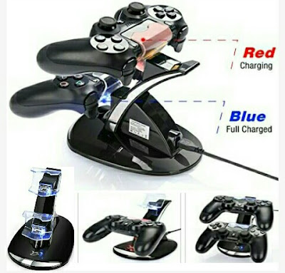 Playstation 4 Controller Charger - Dual USB Charging Dock Station