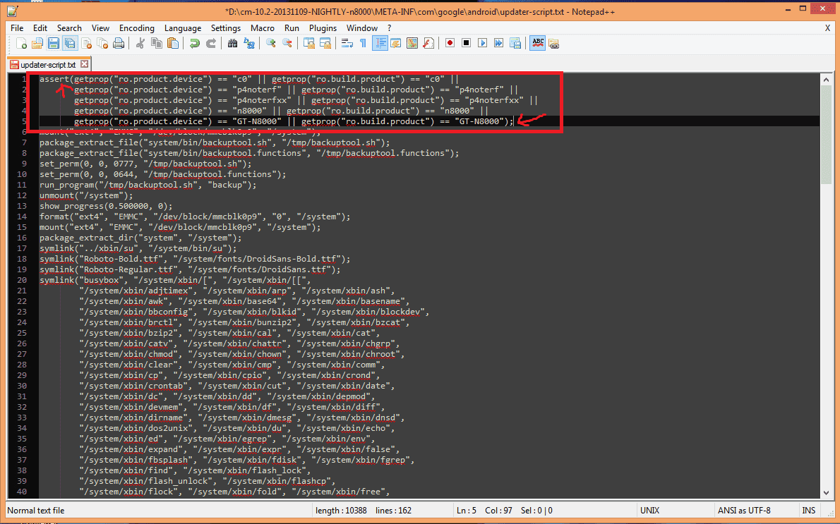 Скрипт в txt. TWRP Error 1. Meta-inf. Script update. Scripts txt