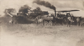 One of Fred Albright's Rumely Rigs in Pine Village, Indiana; Photograph in the Collection of Robert T. Rhode