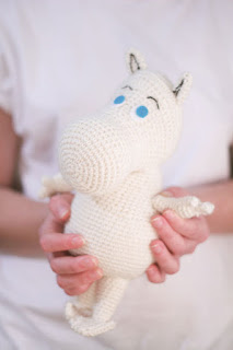 Moomin amigurumi free pattern by The Sun and the Turtle
