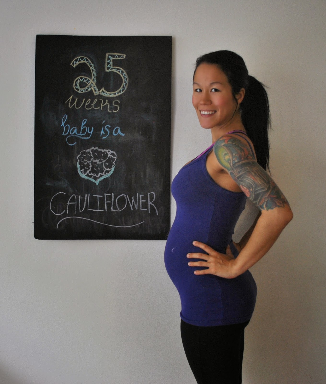 Diary of a Fit Mommy: 25 Weeks Pregnancy Chalkboard Update
 25 Weeks Pregnant Baby Size