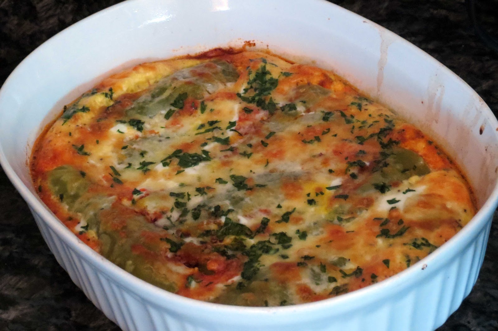 Dinner with the Welches: Chorizo Stuffed Chile Relleno Casserole