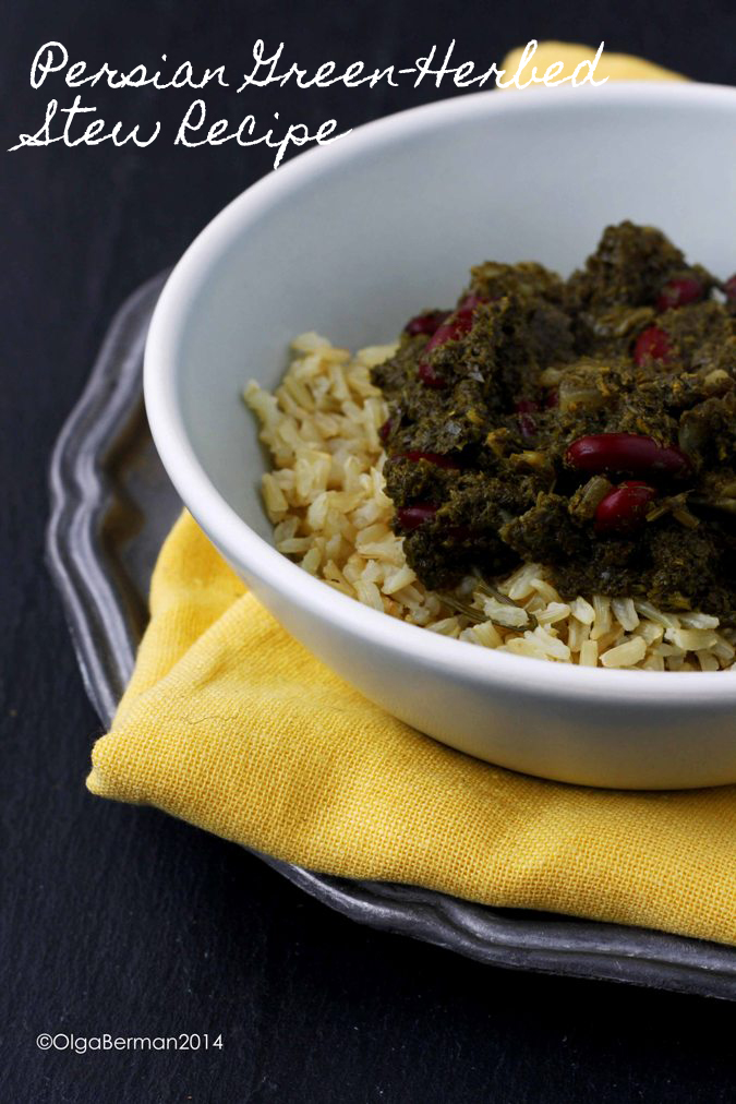 Mango & Tomato Persian GreenHerbed Stew Recipe Silk Road Vegetarian