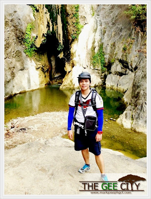 Mark Joseph Gesite in Kabang falls