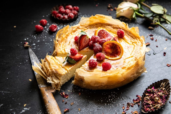 whipped lemon ricotta cheesecake #whipped #lemon #ricotta #cheesecake