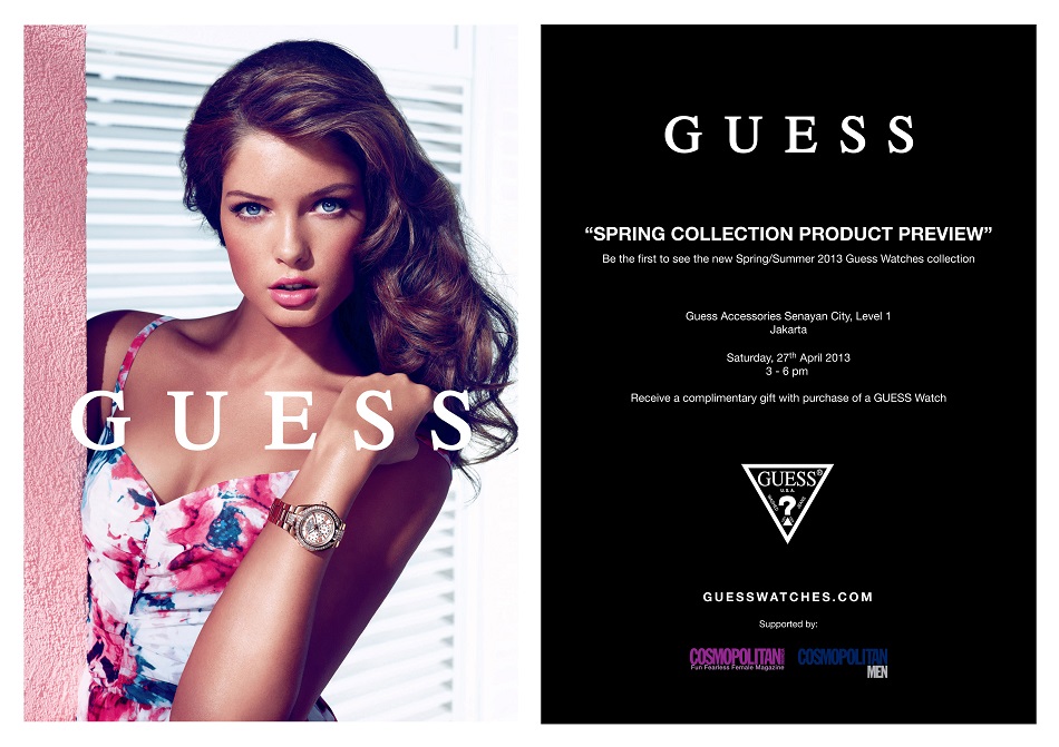 GUESS WATCHES SPRING 2013 EVENT