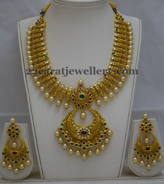 Incredible Kundan Chandbali Chain - Jewellery Designs