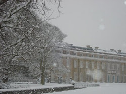 Petworth House in the snow