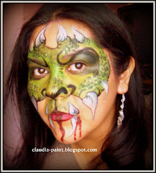 dragon face painting paint step arizona claudia blogthis email posted whitehead
