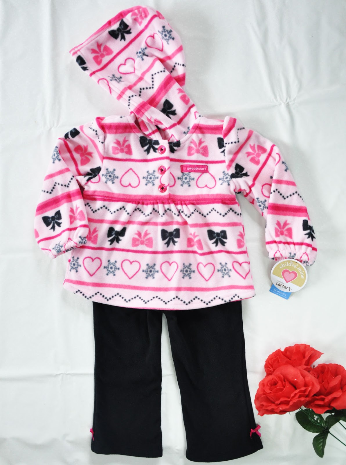 Wholesale branded baby clothes Winter Carter's 2 pc set for toddler