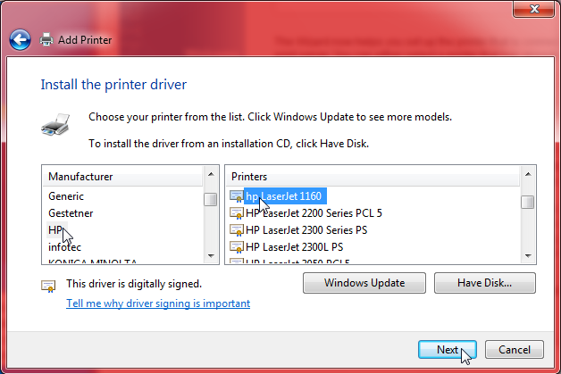 Installer model. Installer model