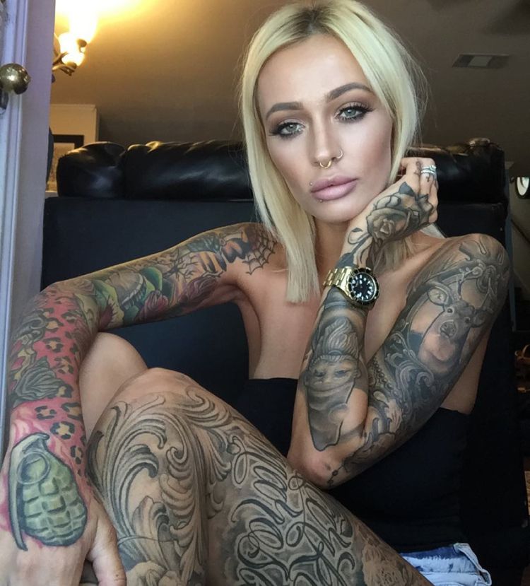 tattoo models brittany hetzer the most beautiful tattooed girls tattoo models brittany hetzer the most beautiful tattooed girls