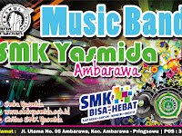 Desain Banner Panggung Ekskul Music SMK Yasmida