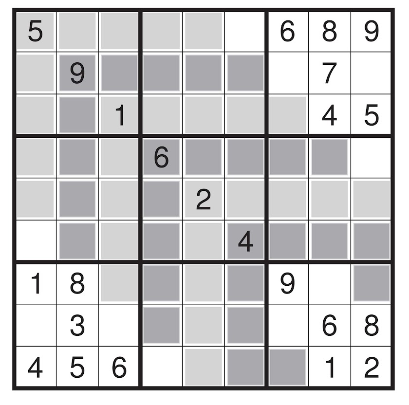 Puzzle44 Irregular Sudoku
