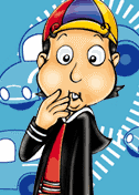 Kiko o Quico Dibujo de Quico en dibujo animado a color