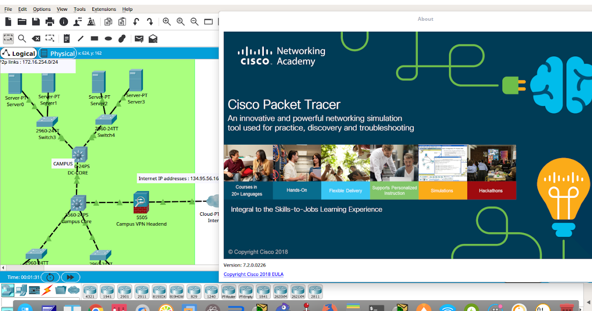 Cisco Packet Tracer 7.2 for Linux Windows (32 Bits _ 64 Bits)