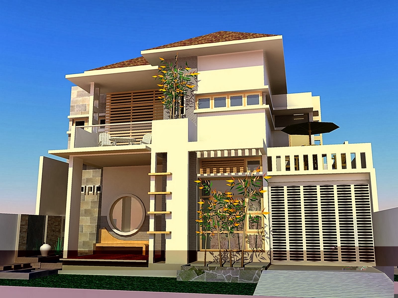 Inspirasi Desain  Rumah Anda Desain  Rumah Minimalis Dua  Lantai 