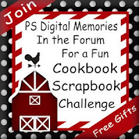 Cookbook Scrapbook Forum Challenge