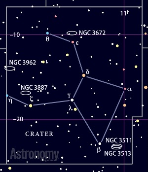 Crater constellation map — Astronomy.com image Crater constellation map — Astronomy.com image