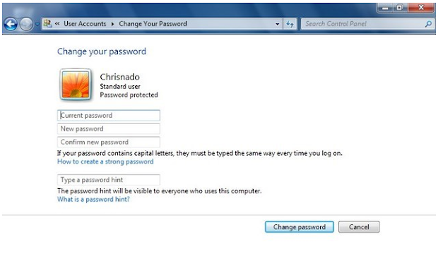 Cara Mengganti Password Komputer di Windows 7 Cara Mengganti Password Komputer di Windows 7