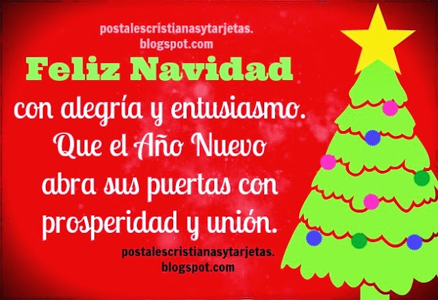 Feliz Navidad con alegría y prosperidad Año Nuevo, tarjeta con imagen de navidad, tarjetas navideñas para amigos facebook, Prosperidad en el año nuevo 2014, postales cristianas de feliz navidad.