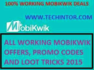 All Working MOBIKWIK Promo Codes, Offers And Loot Tricks  2015