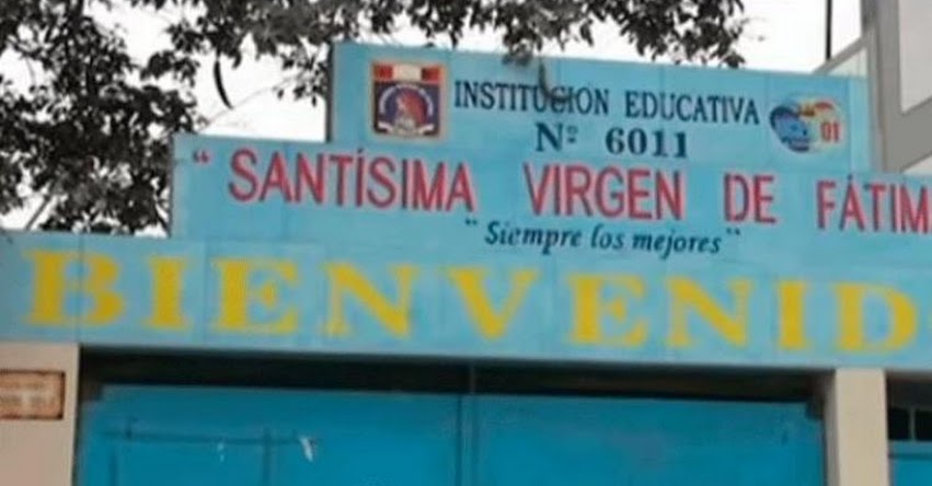 Escolar muere asfixiado al interior del colegio «Santísima Virgen de Fátima», en Villa María del Triunfo Escolar muere asfixiado al interior del colegio «Santísima Virgen de Fátima», en Villa María del Triunfo