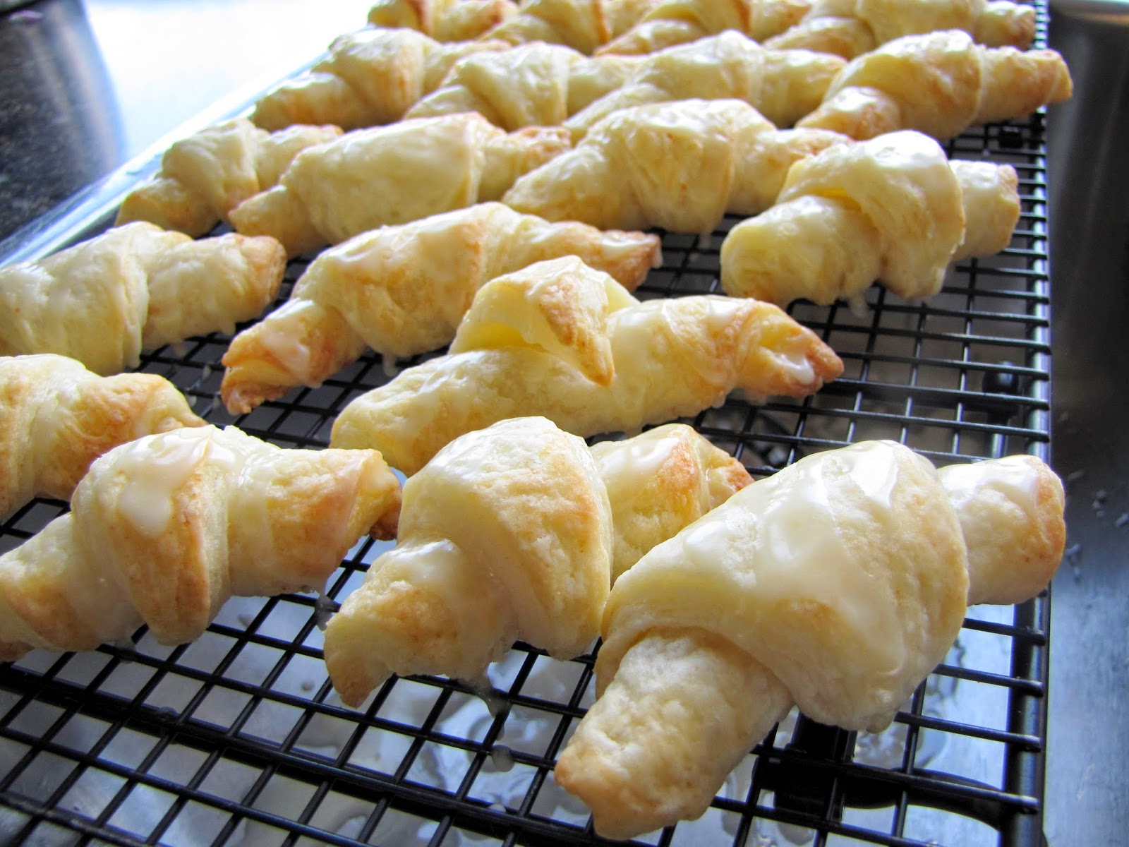 Orange Glazed Cheese Pastries