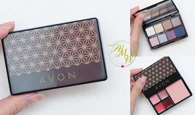 a photo of Avon True Color Stellar Celebration Makeup to go Palette review and look by Nikki Tiu of www.askmewhats.com