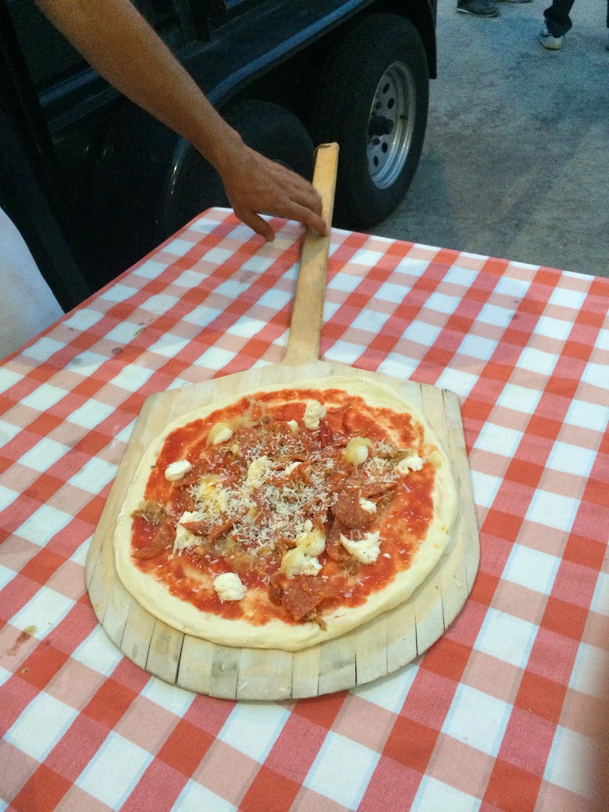 Your Pie, My Mouth Caliano by Spinelli Mobile Wood Fired Pizza And