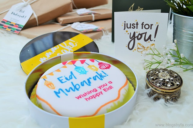 Bakerdays personalised Eid cake Bakerdays personalised Eid cake