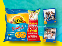 McCain Foto Smile: richiedi come premio certo Kit di 6 foto magnetiche personalizzate Logo McCain Foto Smile: richiedi come premio certo Kit di 6 foto magnetiche personalizzate